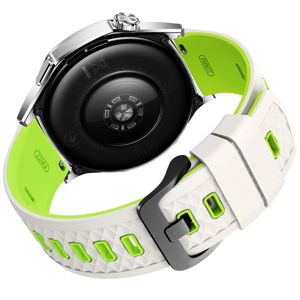 22mm Rubber Strap Watchband - Enhanced Durability and Comfort