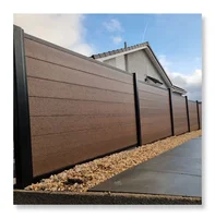 Diy Villa Modeling Wood-plastic Fence Board Terrace Fence Board Backyard Fence 1