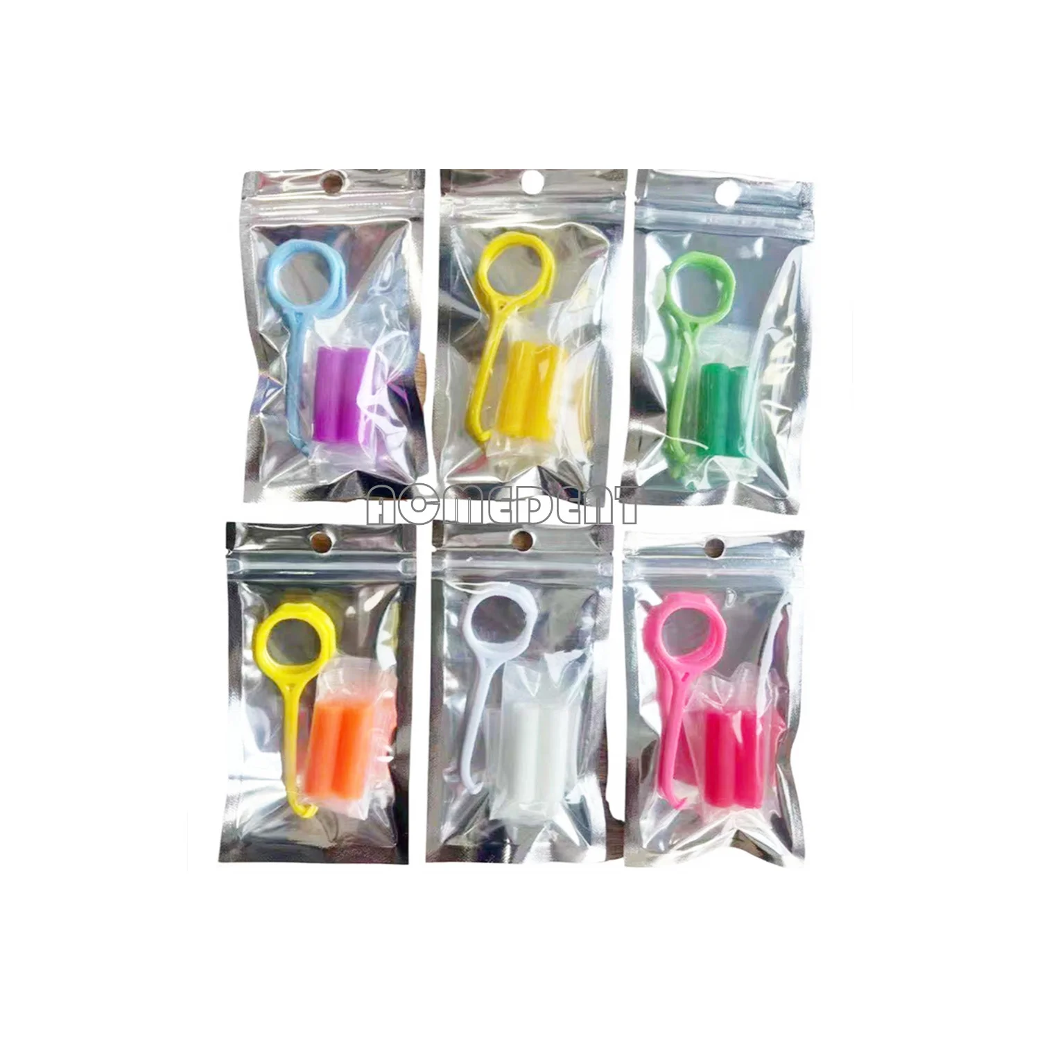 

20pack Dental Clear Aligner Chewies Seater Aligner Remover Removal Tool Orthodontic Retainer Invisable Braces Take Off Hook