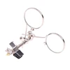 1Pc 25mm Double Lenses Magnifying Glass Stainless Steel Clip  Rotatable Mini Magnifier Diameter Monocular 2