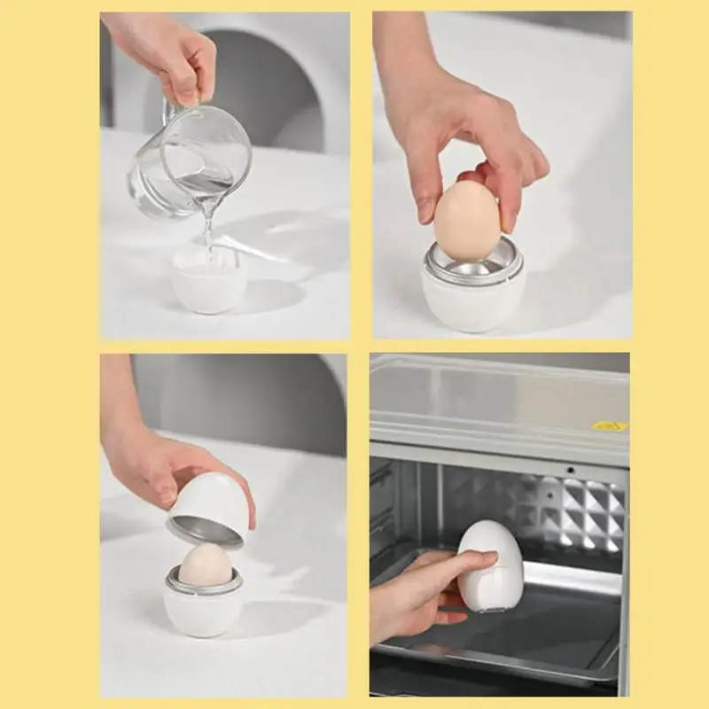 Microwave Egg Steamer Microwave Boiled Egg Maker Rapid Egg Cooker for Hard Soft Boiled Egg Egg Boiler Kitchen Gadgets