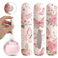 5ml Mini Perfume Bottle Essential Oil Alcohol Spray Atomizer Bottle Spray Rotating Bottle Refillable Empty Cosmetic Containers 1