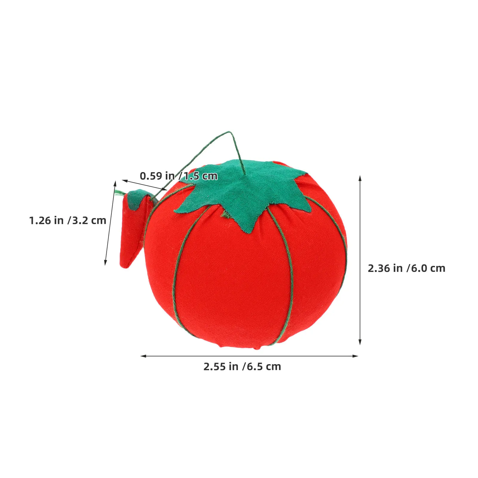 12개들이 면 충전 토마토 모양 핀쿠션 바느질 바늘 베개, 자수 공예용 소형 원형 핀 홀더, 가정용 바느질 도구