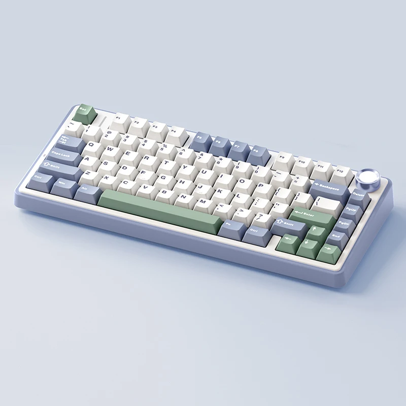 Rgb Led Luz sem Fio pc Personalizado Bluetooth 2.4g Tipo-c com Fio Gaming Interruptor Mecânico 75 Teclado 82 Chaves Personalizado Original Aula-f75 - Imagem 4