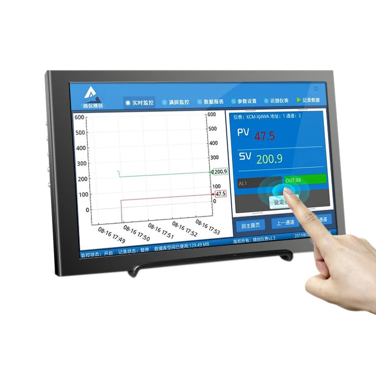 

Дропшиппинг Портативный экран VGA/HMI/USB дисплей 10,1 ''киоск сенсорный экран IPS монитор промышленного класса