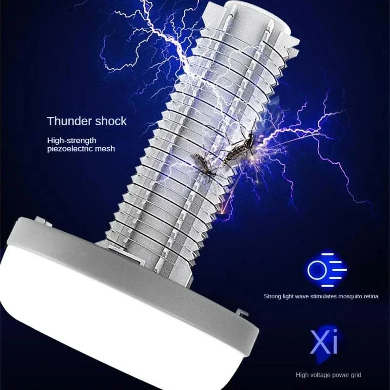 Hanging UV LED Mosquito Killer Lamp Electric Shock Insect Repeller Light USB Portable Outdoor Waterproof Hiking Camping Lantern mosquito killer lamp mosquito lamp