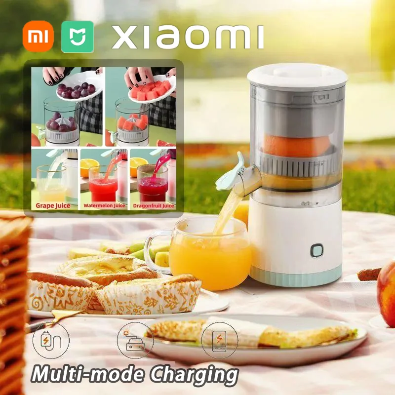 Xiaomi MIJAI Portable Electric Juicer USB Charging Orange Fruit Blender Household Juice Squeezer Mixer Citrus Juicer fruit juicer juice blender juice maker blender For Travel