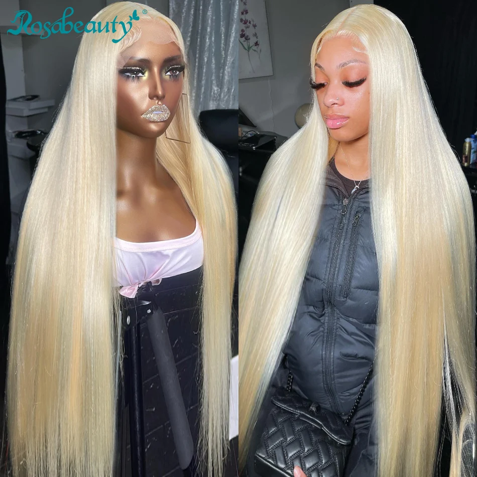 Rosabeauty HD Blonde Straight Lace Front Wig