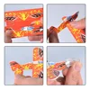 10-1Pcs Mini DIY Hand Throw Flying Glider Planes Kids Game Toys Foam Airplane Party Favors Gift Outdoor Launch Fighter Toy 4