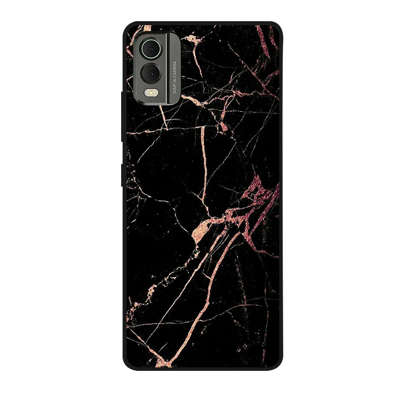 Cute Cartoon Shockproof Soft Silicone Back Cover, Painted TPU Case