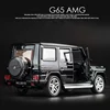 1:32 Alloy Mercedes Benz G65 Suv Pull Back Diecast Car Model With Sound Light Birthday Gift Toy For Children Hot Wheels 1