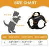 Nylon Cat Harness Vest with 2 Sticker Military Tactical Cats Harness With Handle Cats Small Dogs Pet Training Walking Chihuahua 6