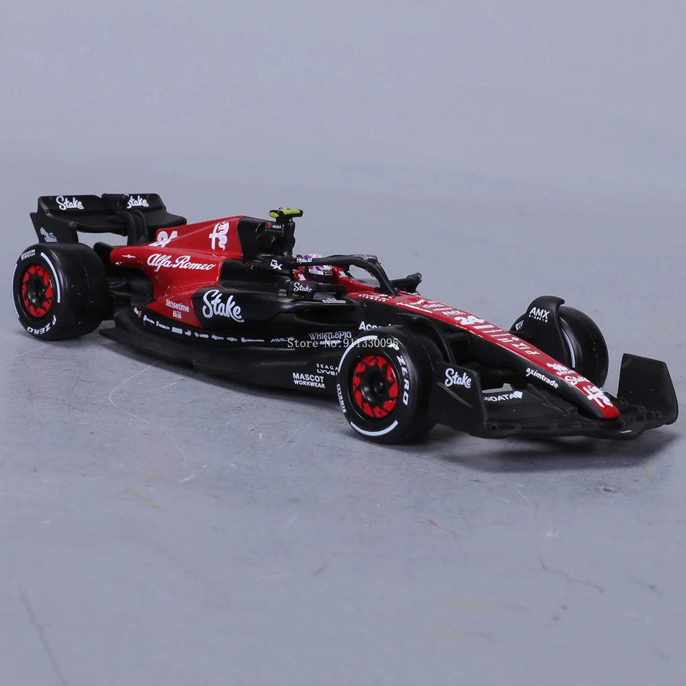 Bburago 1:43 f1 24 # zhou guanyu alfa romeo f1 Team Stake c43 77 # valtteri bottas legierung auto druckguss auto modell wettbewerb