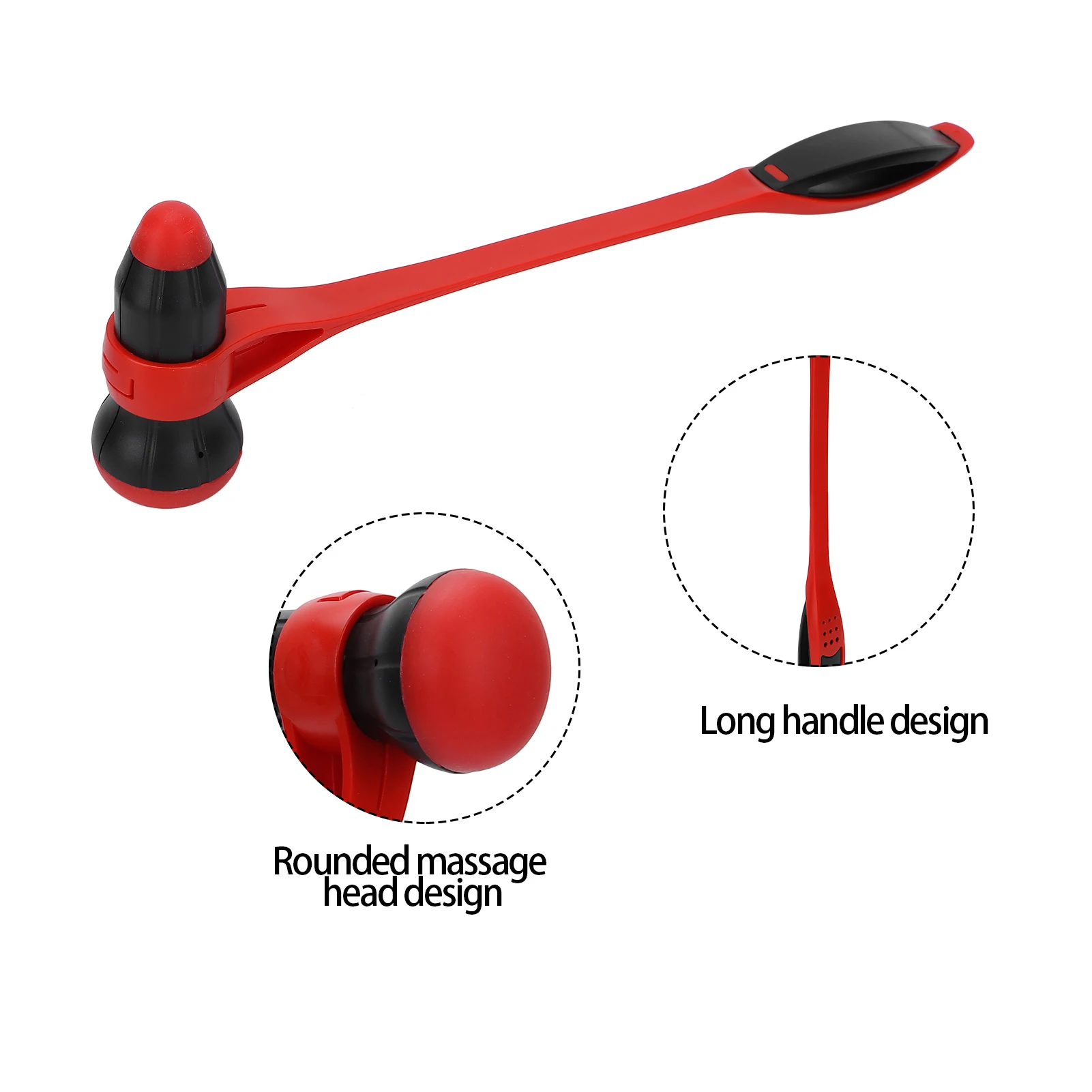 Hammer Stick Multi‑functional Silicone Hammer Stick Elastic Full Body Massage Stick Body Stress Relieve Hammer Massage Hammer