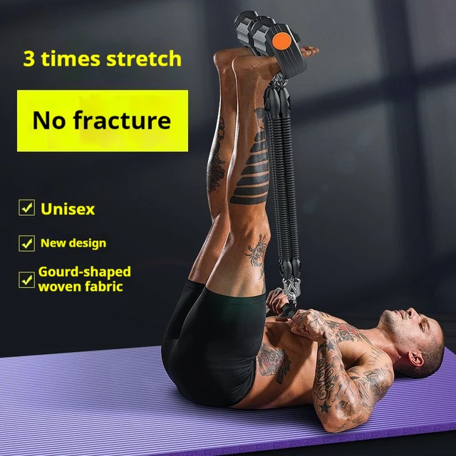 50-100lbs Foot Pedal Resistance Band Elastic Bands Multifunction Pull Rope Gym Tension Rope Set Home Abdominal Muscle Exerciser 4