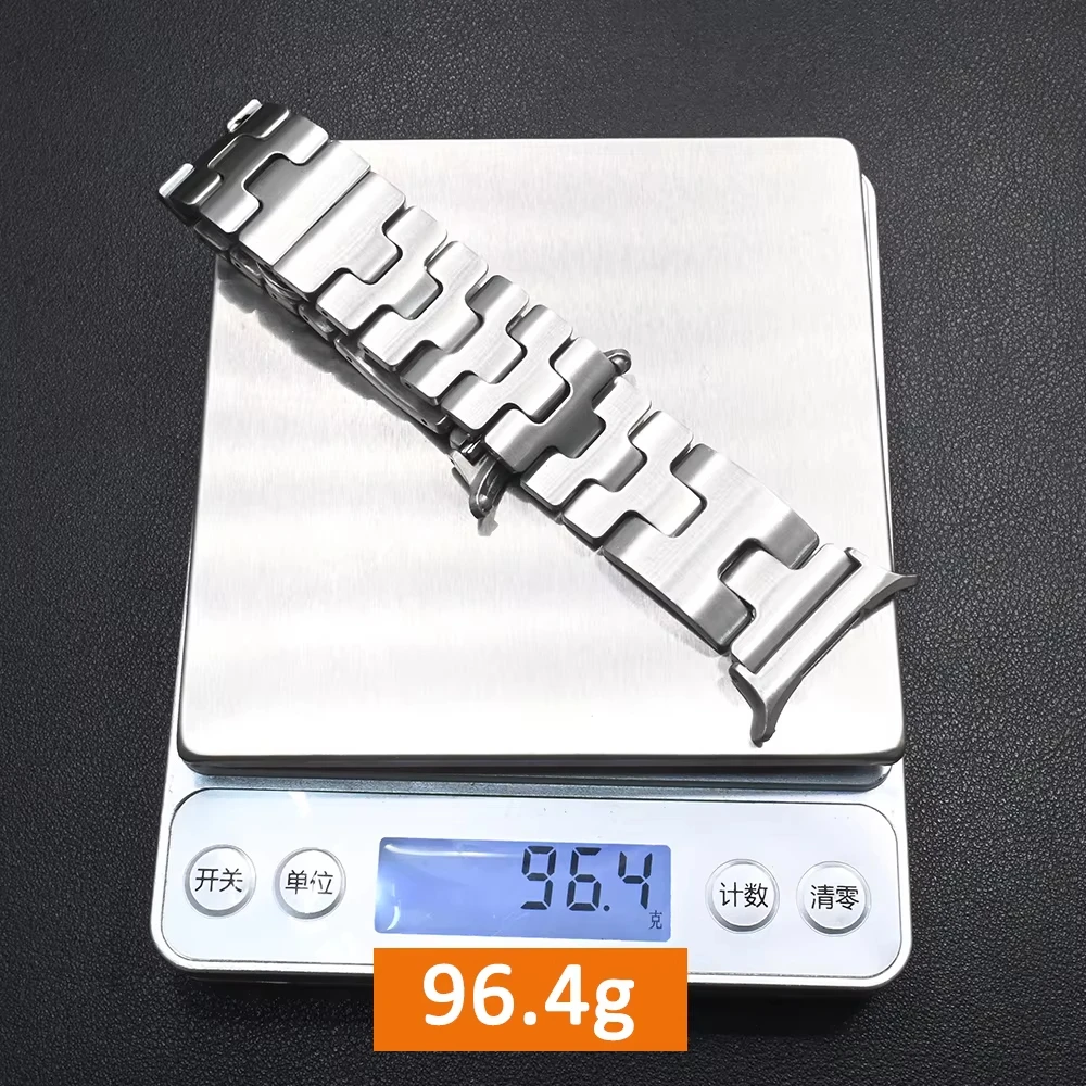 Premium H-Shaped Stainless Steel Quick Fit Metal Strap - Luxury No-Gap Design Bracelet