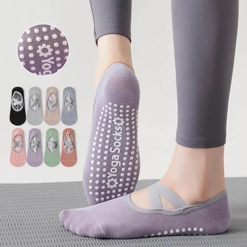 Breathable Towel Bottom Yoga Socks 1