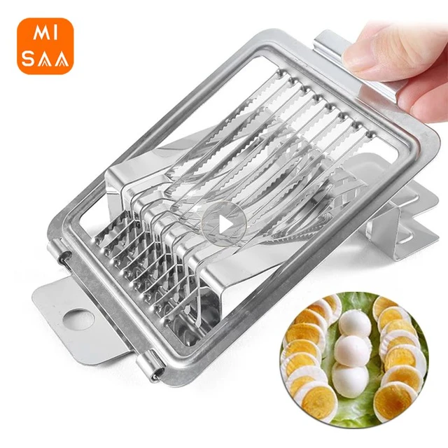 Egg Slicer Multifunctional Egg Cutter Eggs Sectioner Cutter Mold  Flower-shape Luncheon Meat Cutter Chopper Kitchen Accessories - Egg Tools -  AliExpress