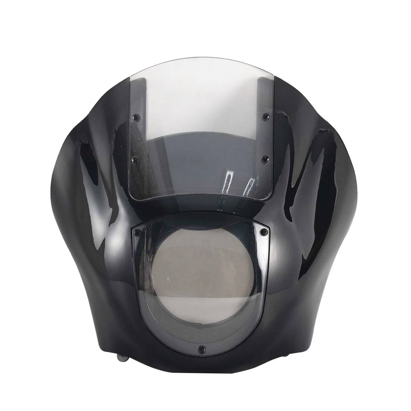 Black ABS Quarter Fairing with Clear PC Windshield for Harley 86-94 FXR and 95-05 Dyna Models