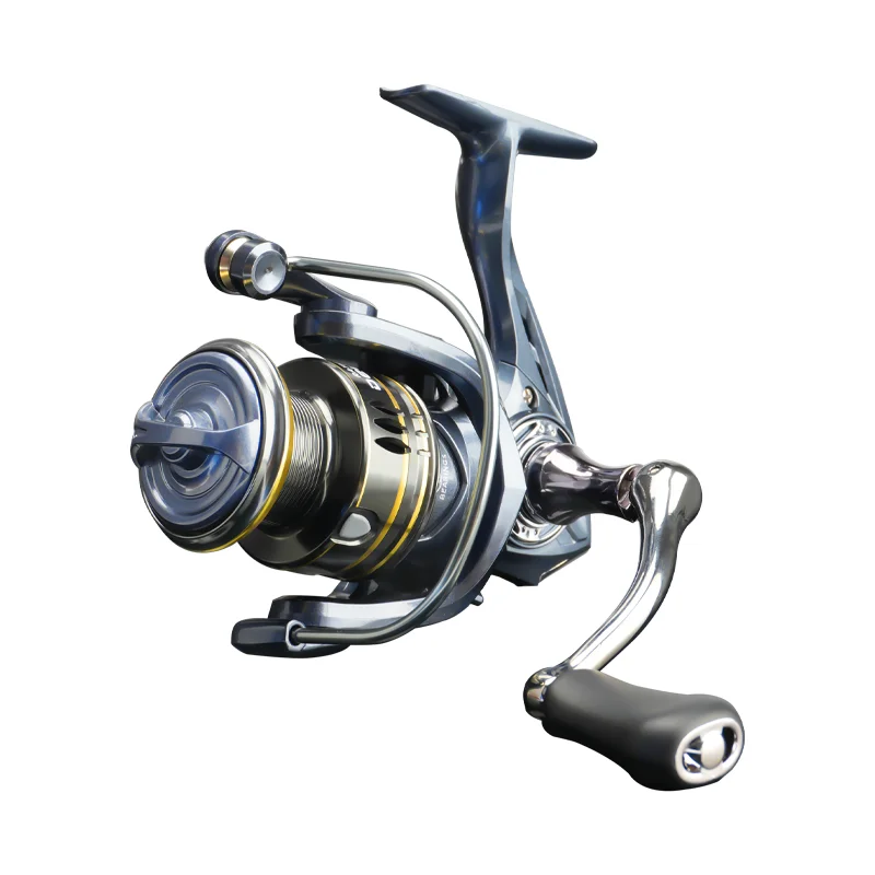 DEUKIO Spinning Fishing Reel No Gaps 1+1 Ball Bearings CNC Spool Handle 5.2:1 Gear Ratio 12kg Max Drag Saltwater Fishing Coil spinning fishing reels fishing reels