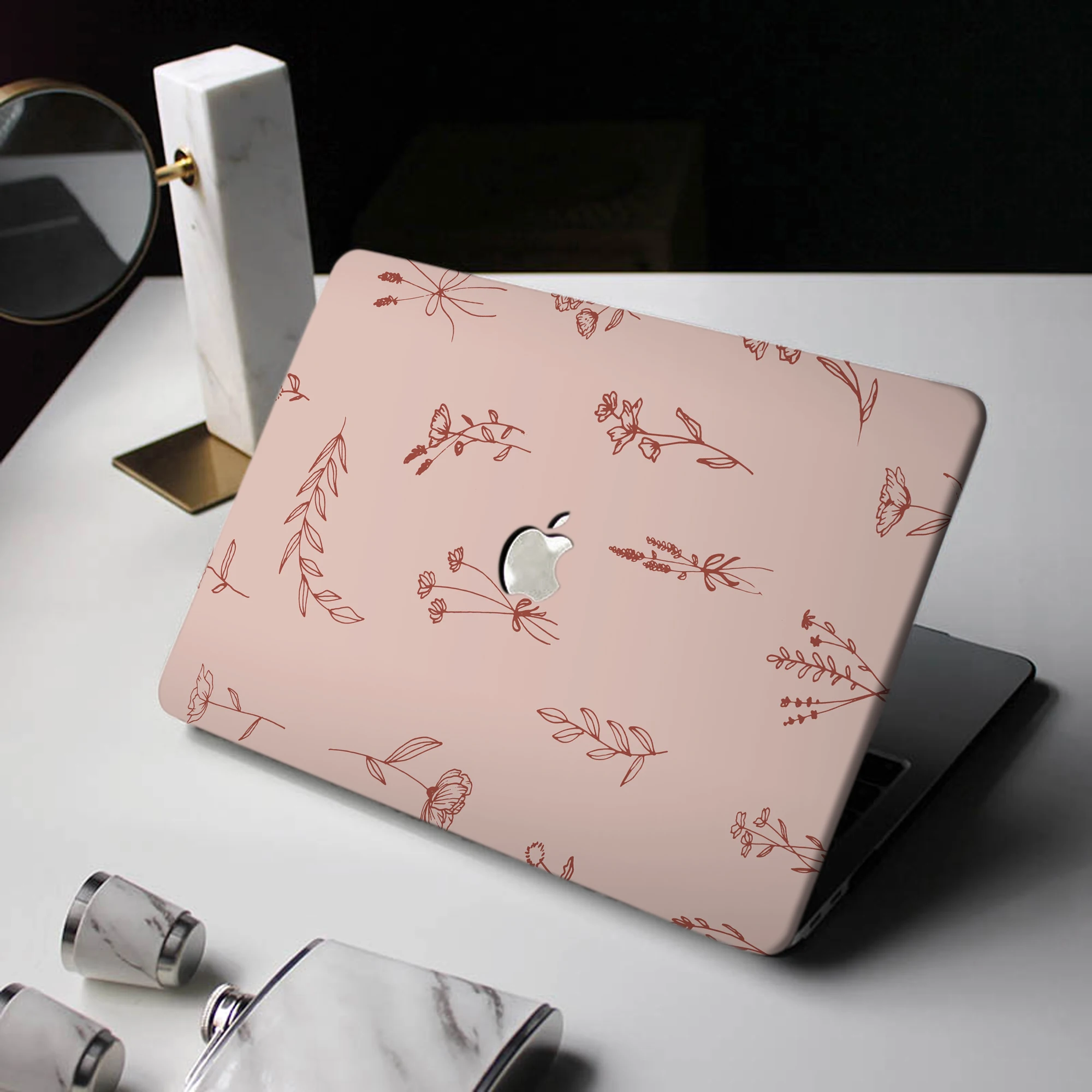 Moder Flor Case do Portátil para Macbook Air 13 m2 2023 A2681 A2337 A2179 A2338 m1 Chip Pro A2289 Mac Livro A1466 Mais Recente Versão