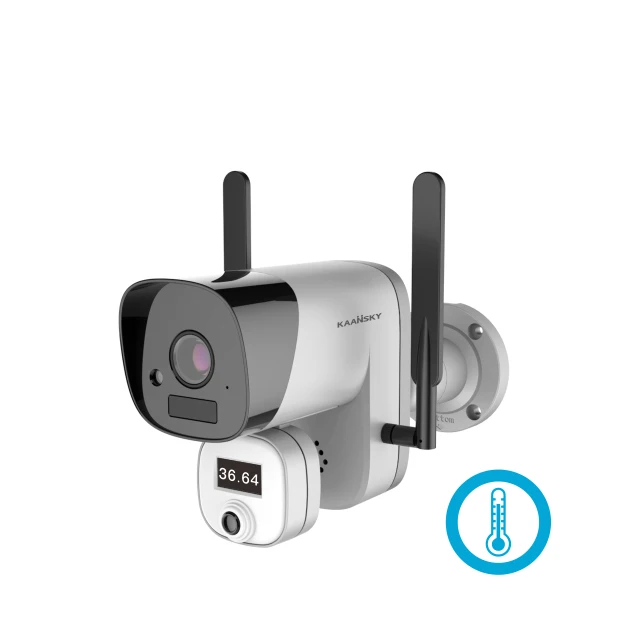 

Two Way Audio Wireless Body Temperature Measurement Thermal Imaging WiFi Camera
