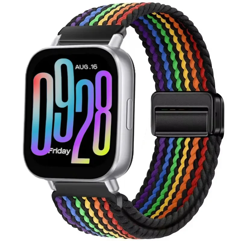 Nylon Loop Magnetic Braided Strap - Comfortable Wristband Bracelet