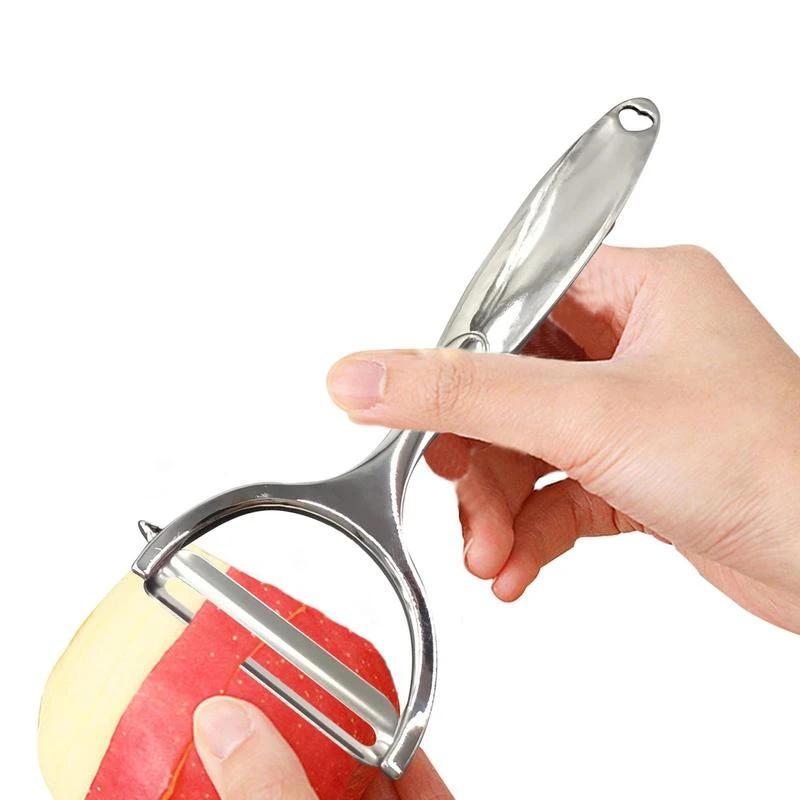 Handheld Potato Peeler Zinc Alloy Carrot Peeler Non slip Texture Ginger