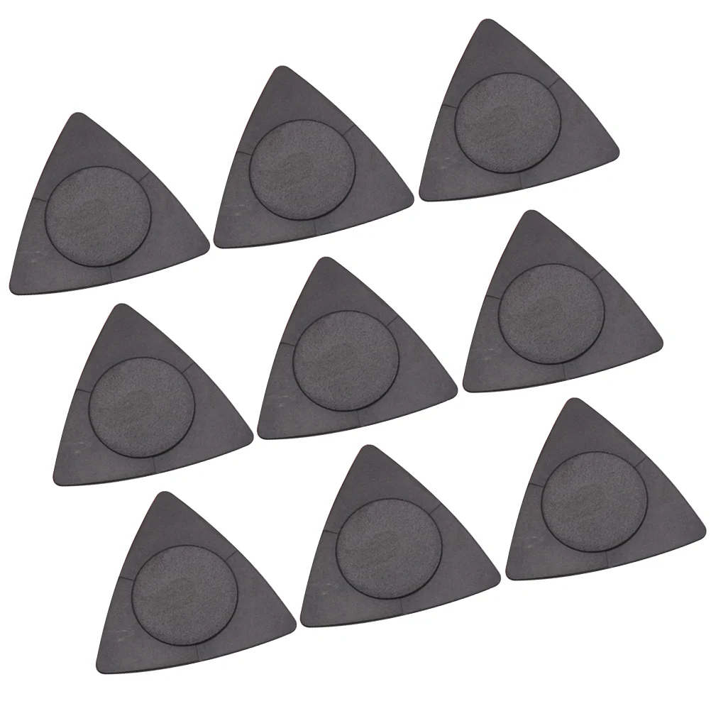 

20pcs Triangle Guitar Picks Thumb Finger Picks for Folk Acoustic Guitar Bass Ukulele Banjo ( Black )