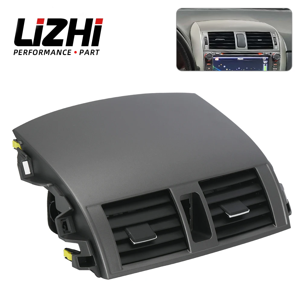 Center Dash A/C Outlet Air Vent Panel 55670-02160 55663-02060 For Toyota Corolla 08-13 Conditioning Outlet Panel Grille Cover air conditioning outlet cover