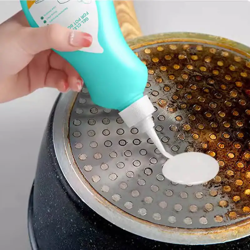 Pots And Pan Cleaner Household Cleaning Black Pot Bottom Gel Cleaner To Remove Black Scale From Stainless Steel Pot