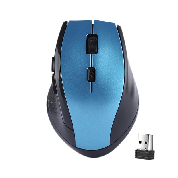 2.4GHz Wireless Mouse with USB Receiver Optical Gaming Mouse Wireless Home Office Game Mice for PC Desktop Computer Laptop laptop mouse Mice