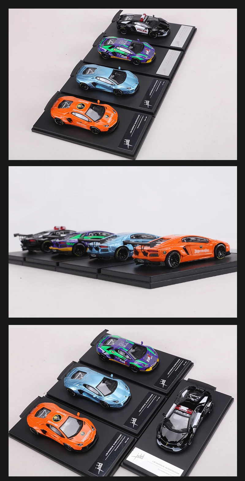 King Model 1:64 LB WORKS Acentador LP700 Alloy Model Car 