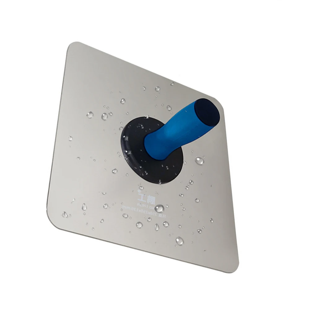 Plaster Mortar Board Holder with Soft Grip Handle Finishing Plastering Tool Plasterers Hawk for Cement Mortar Drywall
