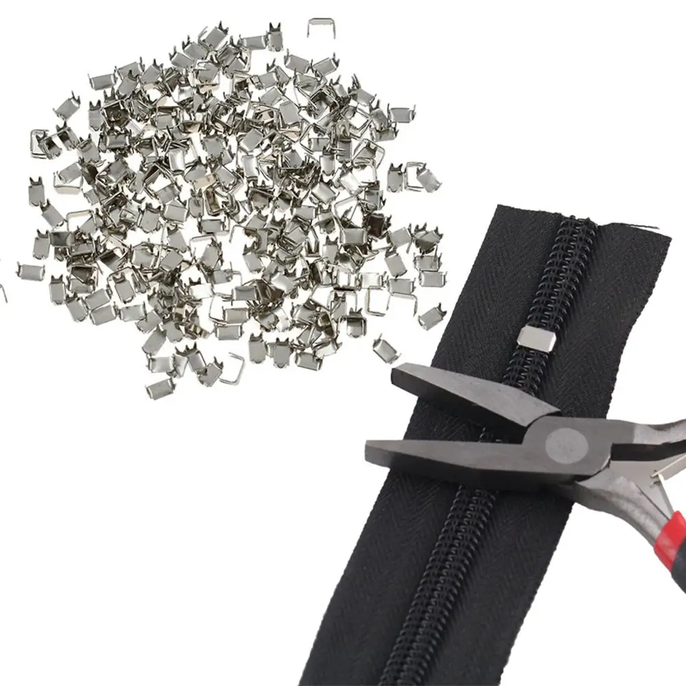 Zipper Stopper Bottom Stoppers Garment Pants Replacement Non-slip Tailor Tools Repair Accessories