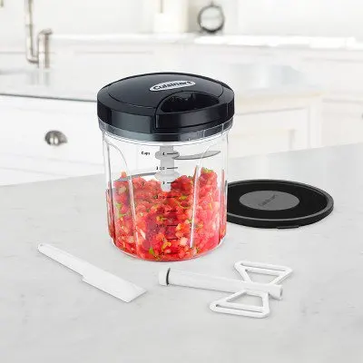 

Manual Plastic Food Processor in Black