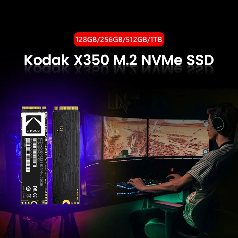 KODAK-X350 SSD Nvme M2 1tb ũ HDD, M.2 512GB 256GB 128GB  2500 MB/s Ʈ ũž  ָ Ʈ ϵ ̺