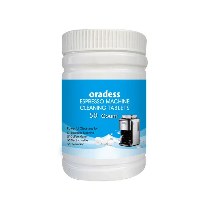 50 טבליות לניקוי מכונת קפה, סוכרת מכונת קפה לניקוי ביתי של מכונת קפה