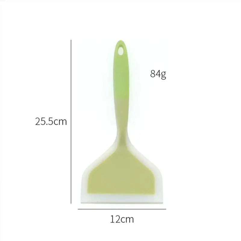 Food Grade Silicone Jade Roasted Pancakes Fried Eggs non Stick Pan High Temperature Resistant Frying Spatula