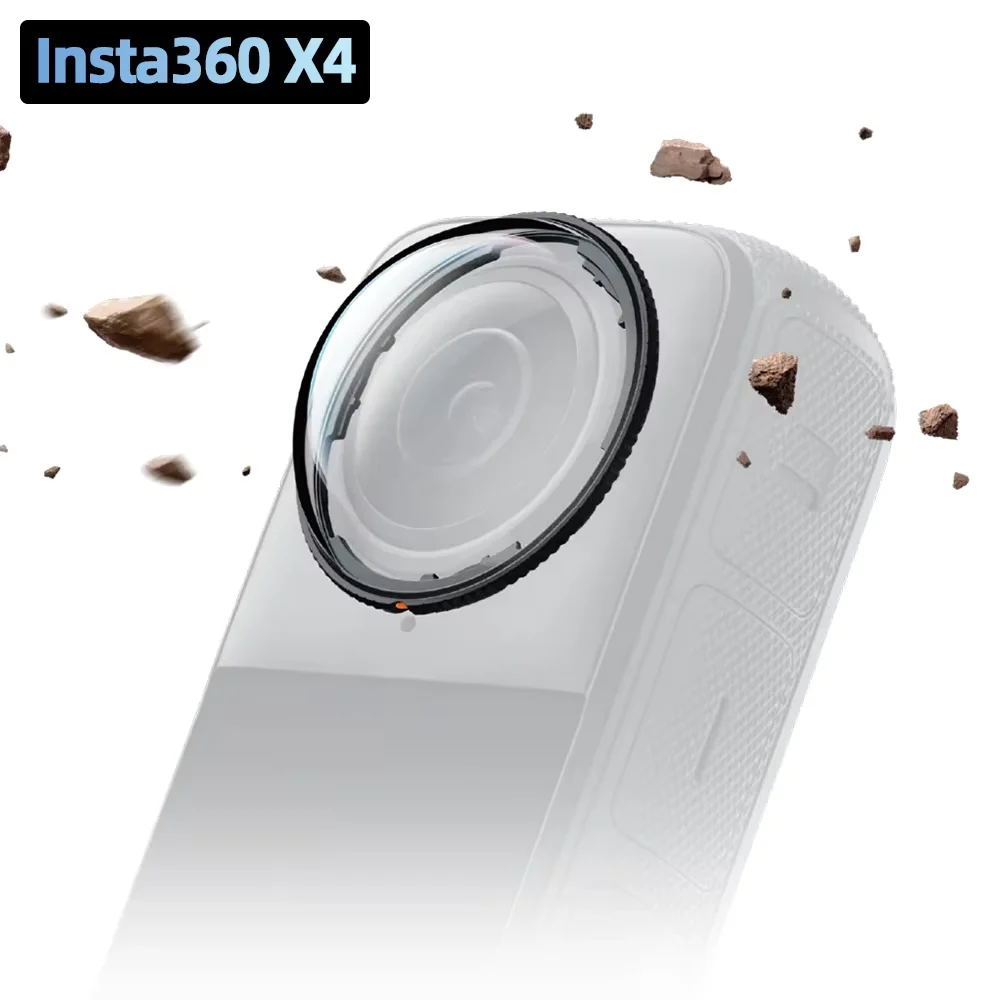 Lens Protector Camera Protector Accessories Camera Lens Cover Premium Lens Guards For Insta360 X4 Scratch-resistant Tempered Glass