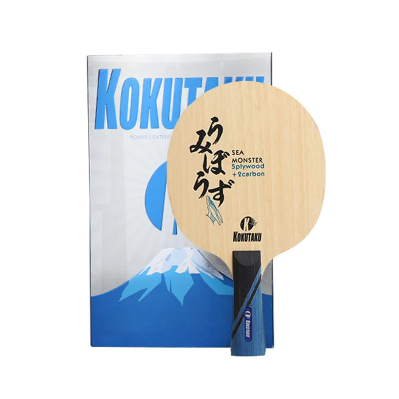 Kokutaku 1pc 7ply Table Tennis Blade Carbon Fiber Fl Cs Sea Monster