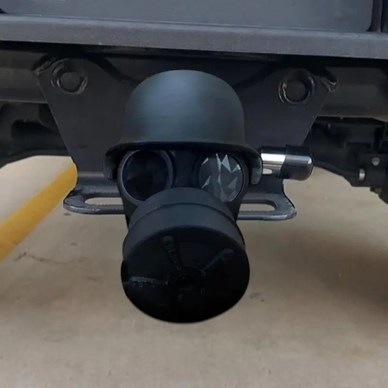 Multi-purpose Tow Bar Ball Cover Hitch Trailer Protector Cap Secure Hook Dust Plug Protector for Car Styling Parts for tow bar ball cover