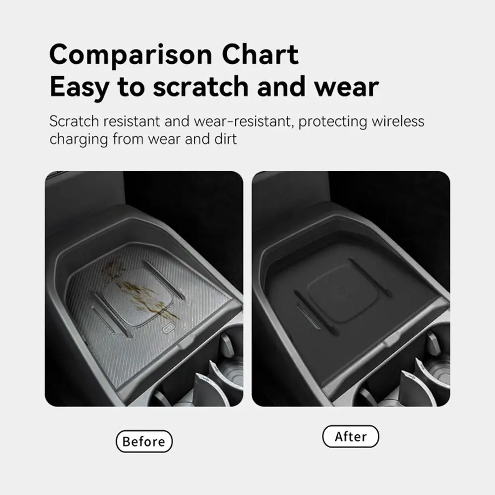 Wireless Charging Pad Auto Interior Anti-slip Mat and Protective Phone Charger Mat