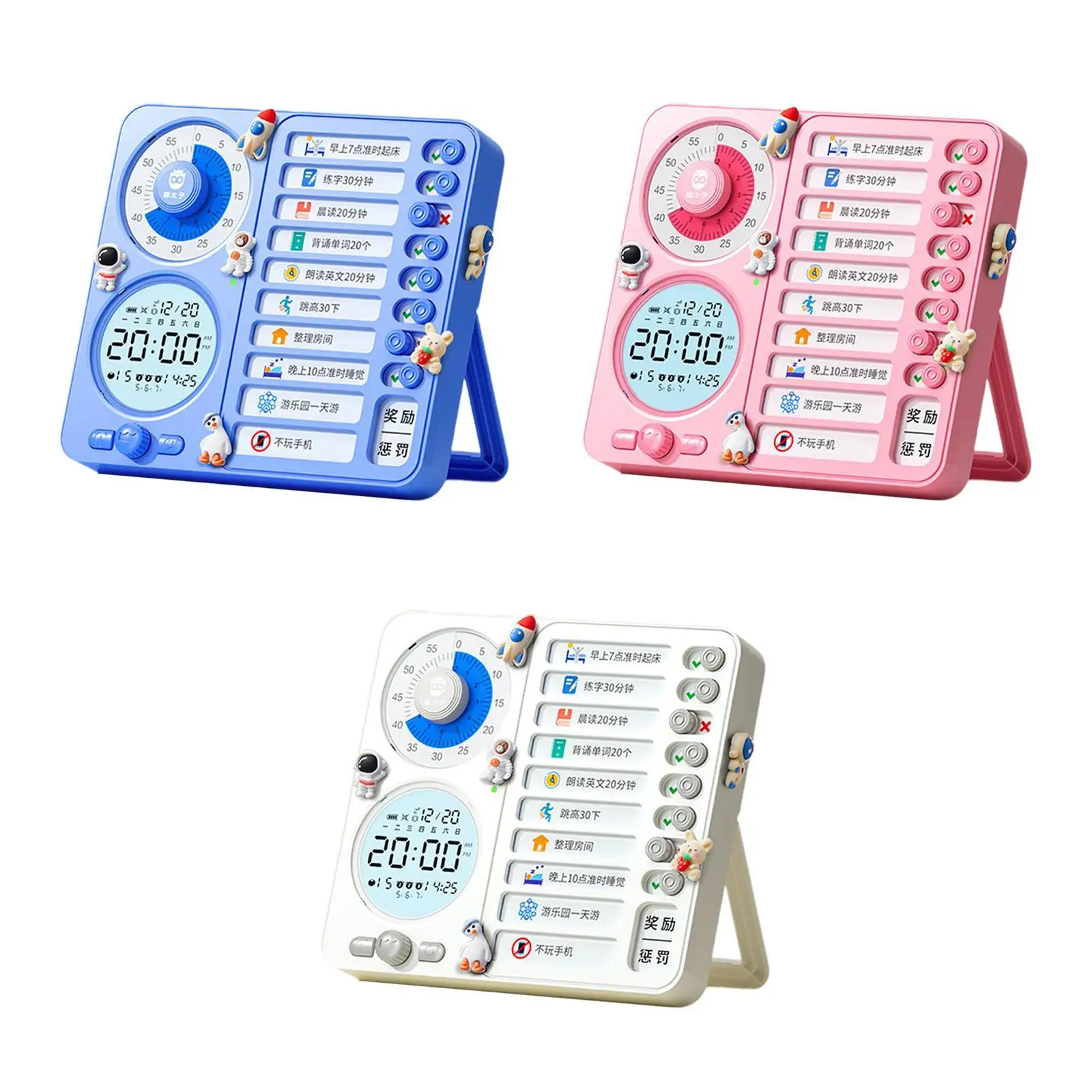 Visual Timer Schedule Board Checklist for Efficient Task Management Notes