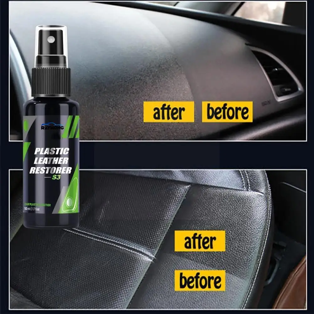 Car Interior Spray Cleaner Protectant Parts Plastic Restorer Auto