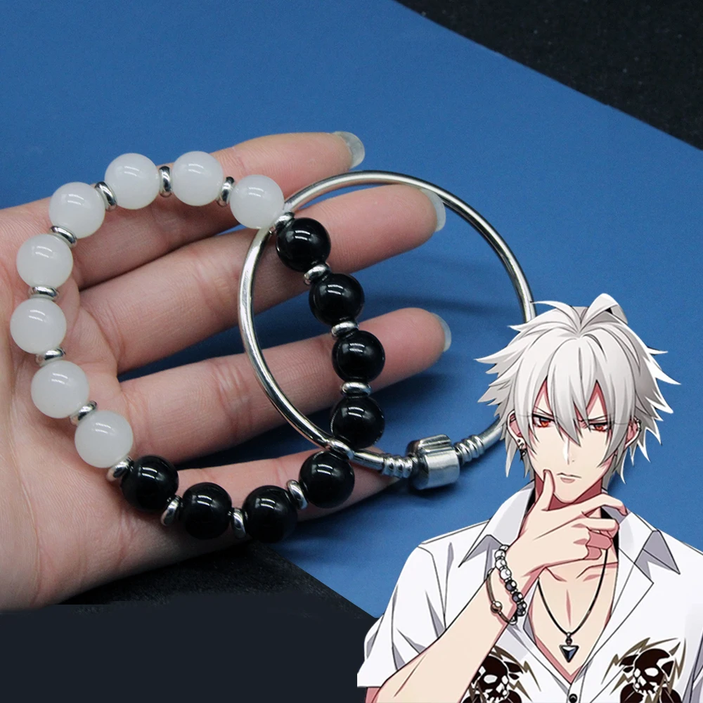 Модные мужские браслеты с бусинами аниме гипноз Mic Aohitsugi Samatoki браслет рэп битва RDB