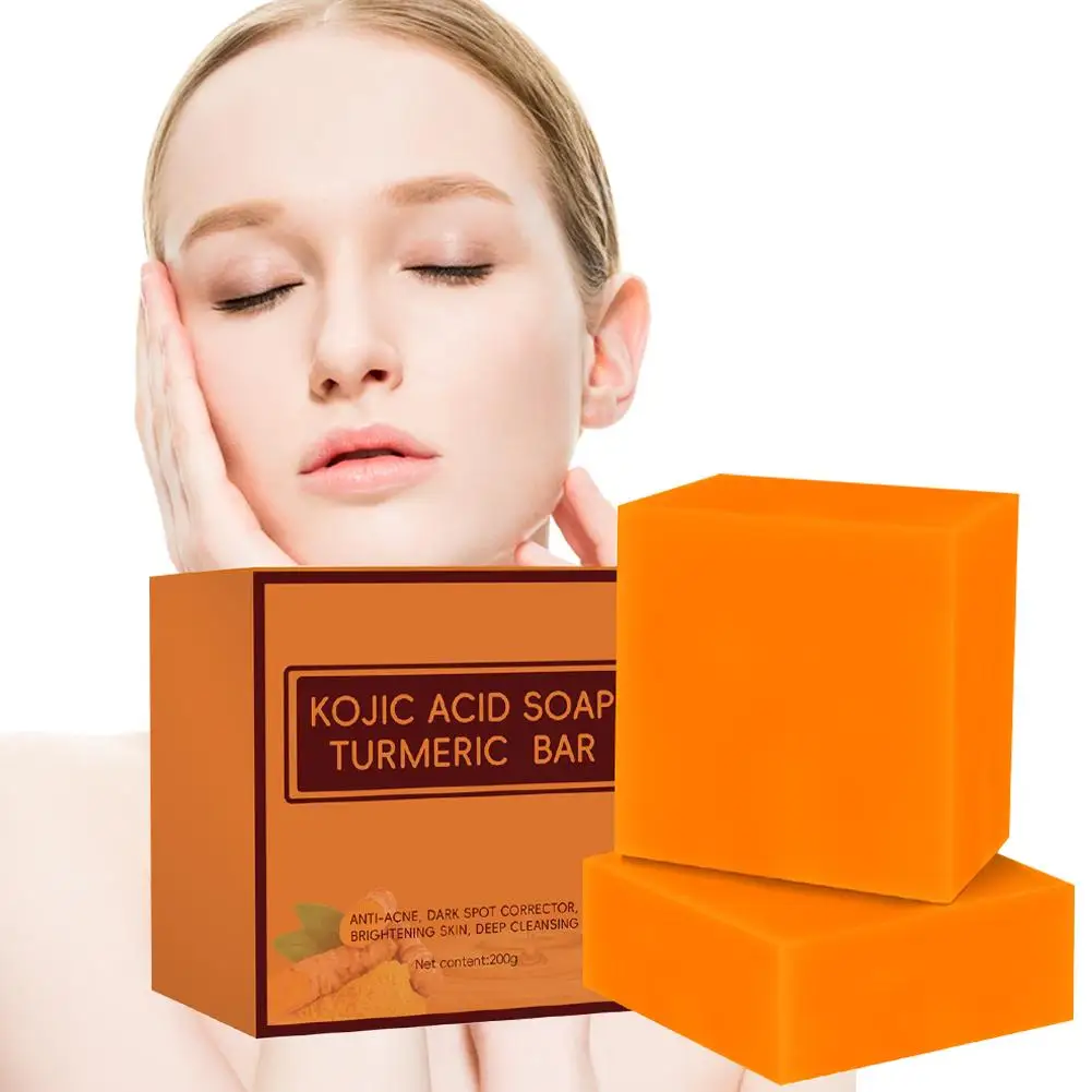 

100g Kojic Acid Soap Kit Cleaning Pores Dirt Acne Anti-acne Control Remove Blackhead Deep Oil Cleaning Whitening Ski T0k8