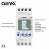 GEYA THC-822 Conversational Programmable Timer 2Channel Changeover Contacts Digital Timer Switch with Battery 16A 220V 110V 1