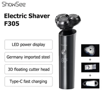 ShowSee Electric Shaver for Men Auto Beard Shaving Machine for Men Beard Trimmer Razor IPX7 360° 3D Floating Cutter Head 1