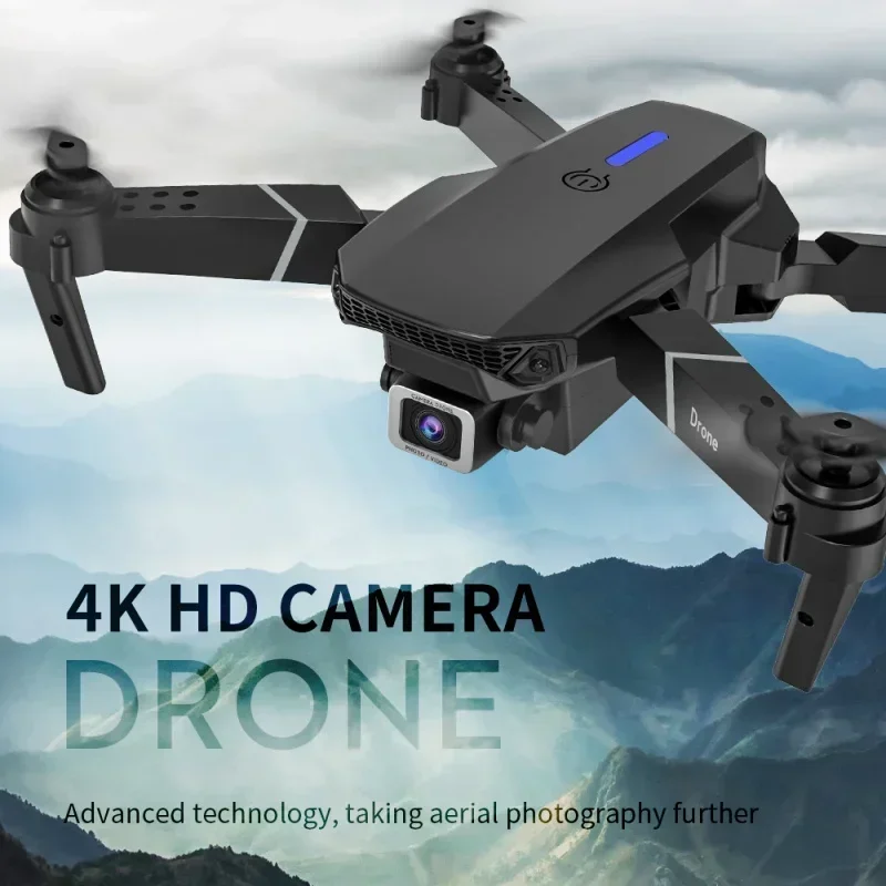 

Rc Foldable Mini Drone E88 Pro Dron 4K Dual Camera Vr 3D Mode 15 Minutes Flying Battery Long Range Fpv